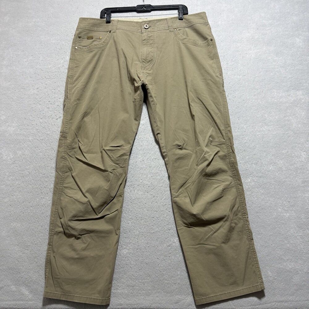 Kuhl Revolvr Hiking Pants Size 40 Tan Vintage Patina Dye Outdoor Hiking